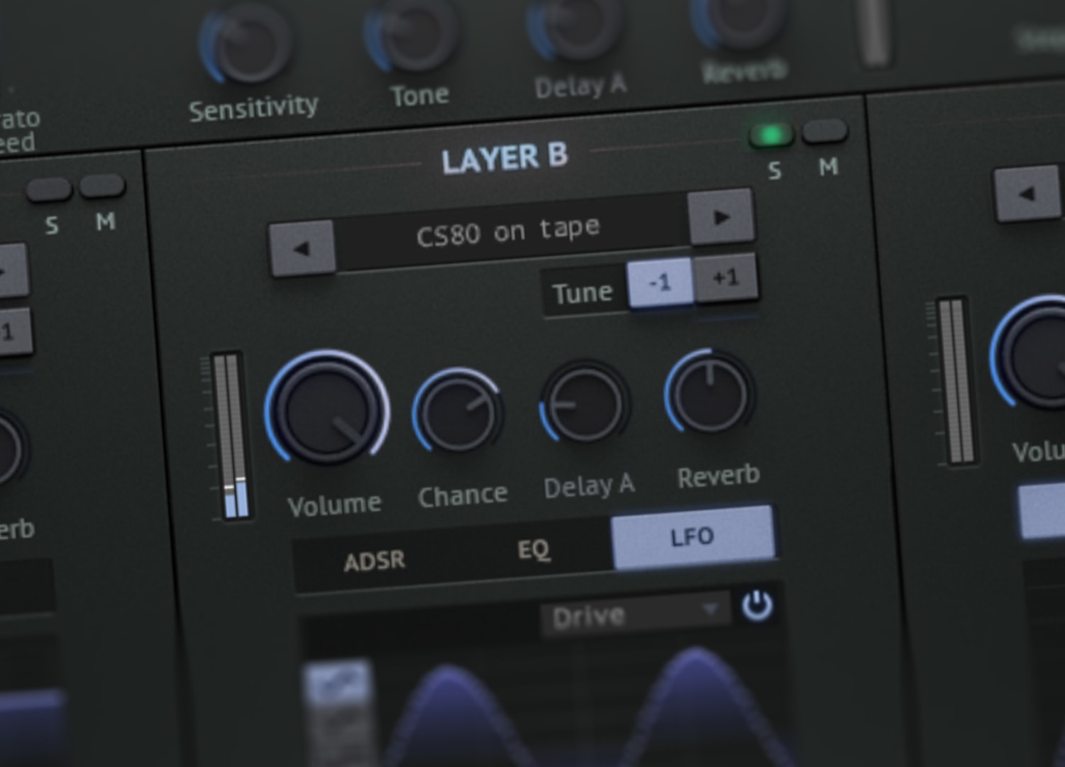 Revelation Hybrid Mallets - Layer Controls