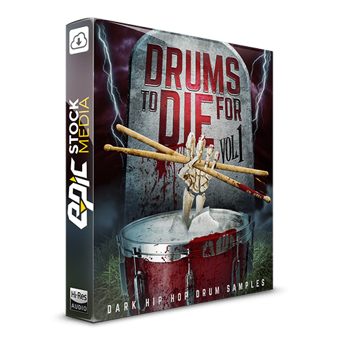 Drums to Die For Box V1 Dark Hip Hop Drum Samples