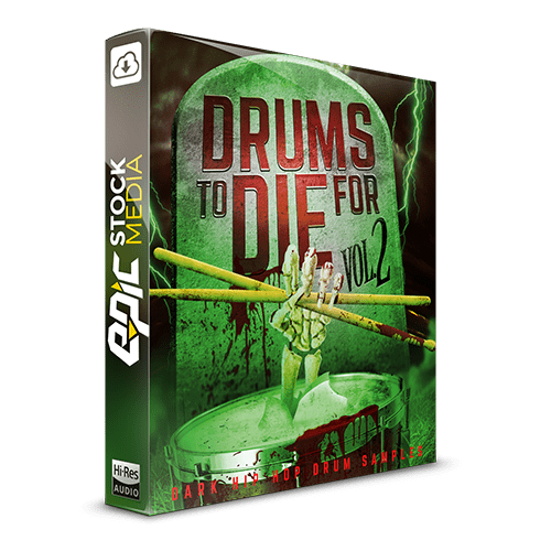 Drums to Die For Box V2 Dark Hip Hop Drum Samples