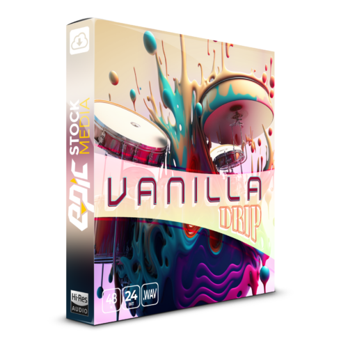 vanilla drip acoustic drum loops and one shots